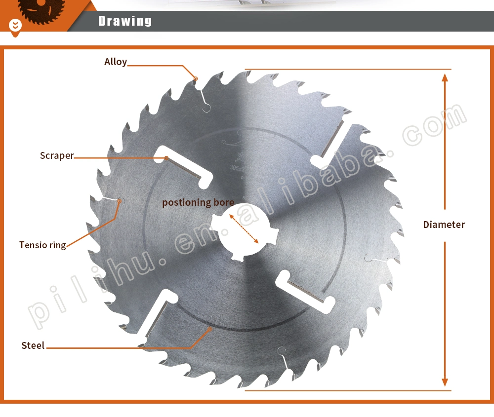 180*1.8/1.3*24+2 Cutting Discs Multi-Ripping Saw Blade for Wood