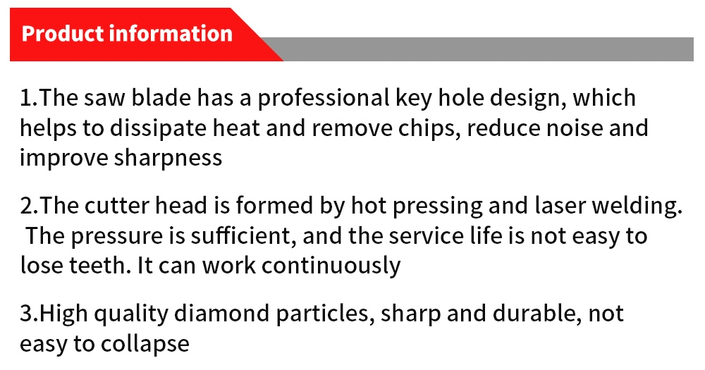 Pilihu High Frequency Welding Diamond Saw Blade for Concrete Stone Cutting