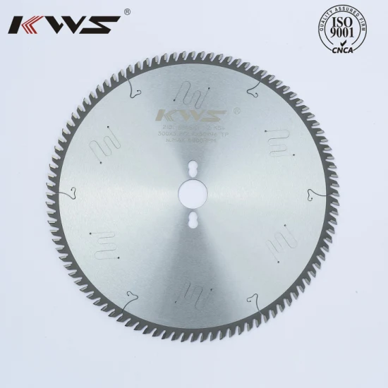 Lâmina de serra Kws Tct 120 mm Lâmina de serra cônica para marcar o revestimento em painéis bilaminados